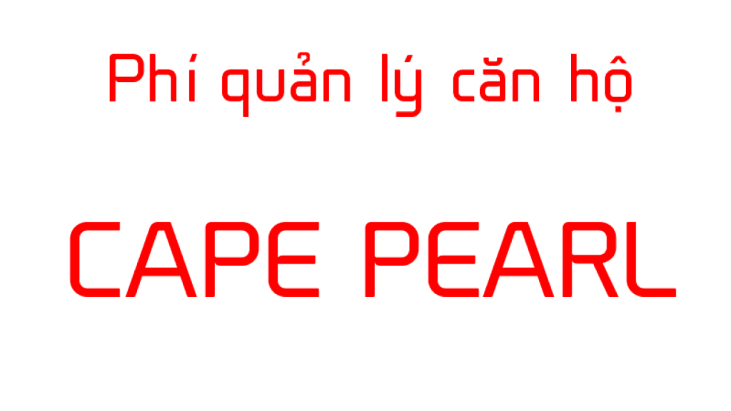 Phí quản lý Cape pearl