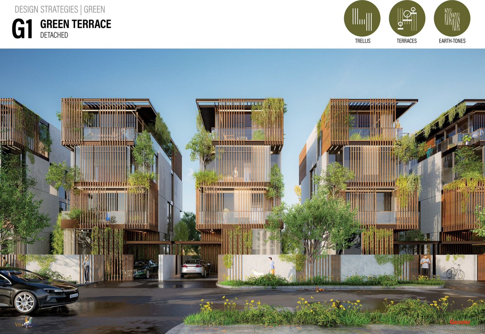 Thiết kế biệt thự xanh Vinhomes Green Paradise Cần Giờ