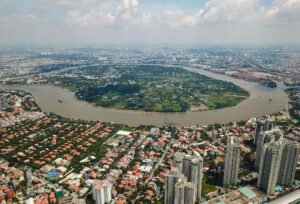 Toàn cảnh bán đảo Thanh Đa, minh họa khu vực tìm mua căn hộ 2 phòng ngủ