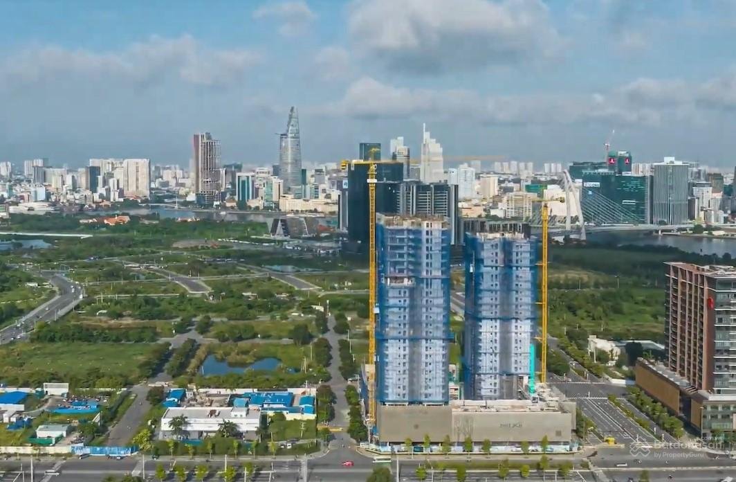 Ảnh thực tế công trường Thủ Thiêm Zeit River tháng 7/2023